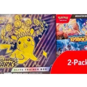 Buy pokemon scarlet & violet surging sparks booster pack with 10 cards. Pull powerful Pokémon ex, rare cards, and electrifying artwork.